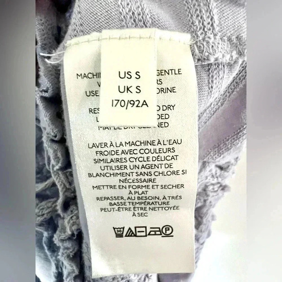 Free People Sweet Something Frosted Lilac Crochet Tank Top Size Small - Picture 9 of 11